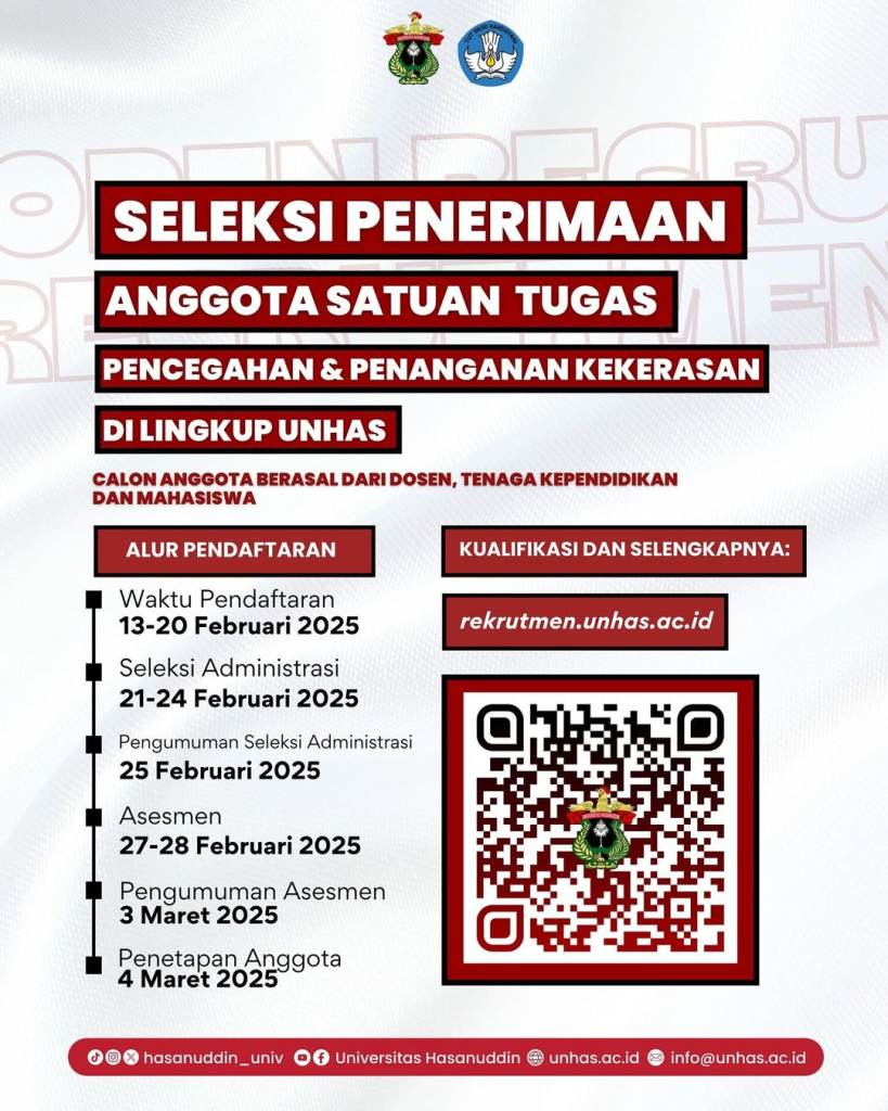 Slide-2_Satgas-819x1024 Seleksi Anggota Satgas PPKS Unhas, Wujudkan Kampus yang Lebih Aman dan Inklusif!