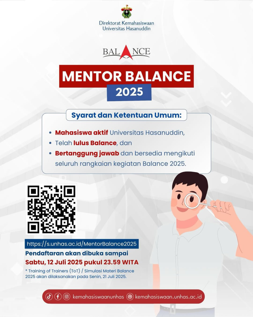 SLIDE-2_MENTOR-BALANCE-819x1024 Open Recruitment Mentor Balance 2025, Temani Perjalanan Mahasiswa Baru Unhas