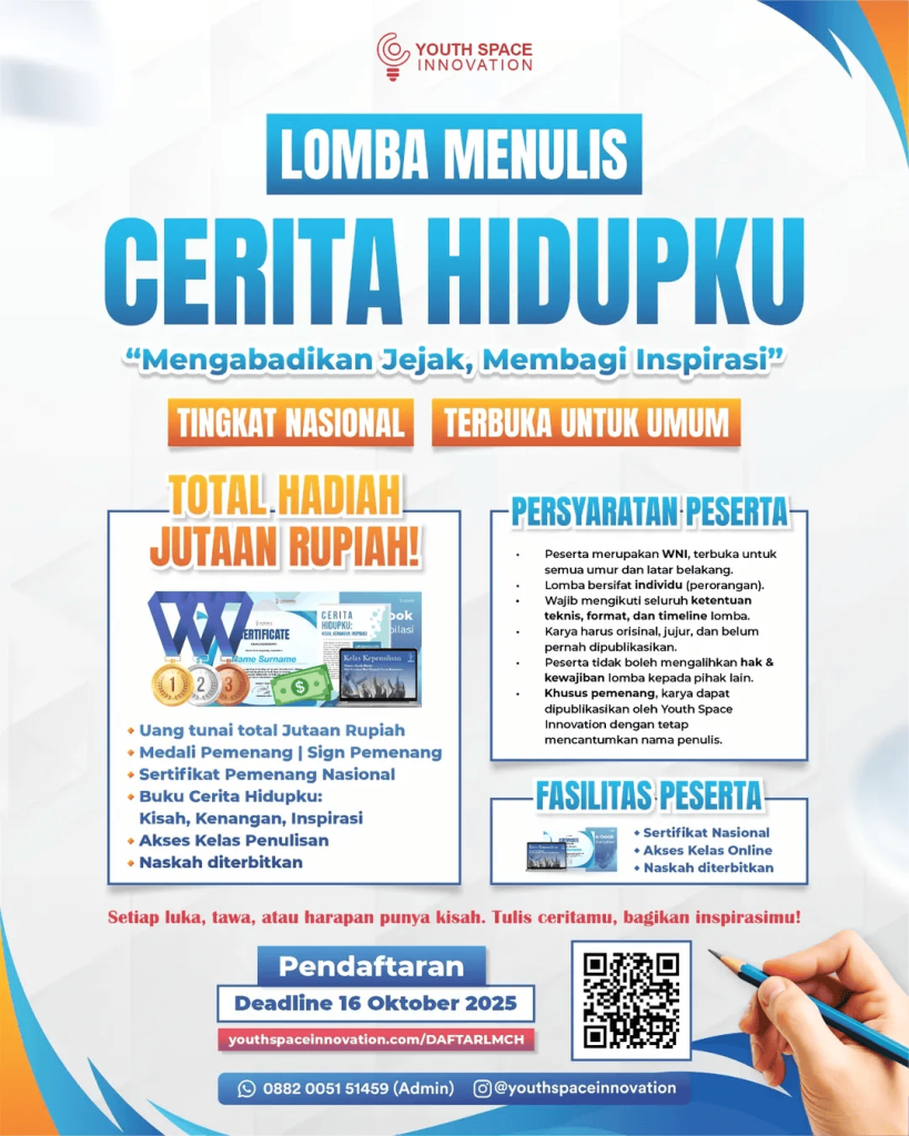 IMG_7662-1-819x1024 Tulis Kisah Hidupmu di Lomba Youth Space Innovation, Menangkan Hadiah dan Jadi Inspirasi!