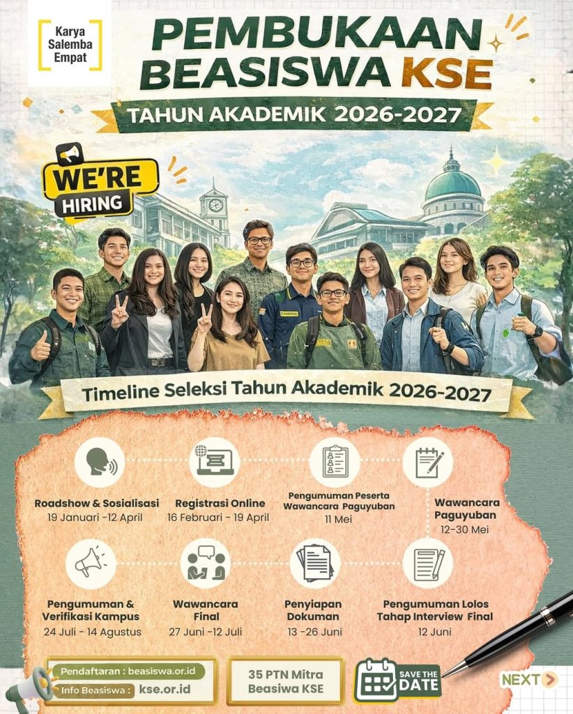 🎓-JADWAL-PENDAFTARAN-BEASISWA-KSE-TAHUN-2026-Yayasan-Karya-Salemba-Empat-KSE-kembali-membuka--822x1024 Saatnya Raih Kesempatan! Beasiswa Karya Salemba Empat Dibuka untuk Mahasiswa PTN
