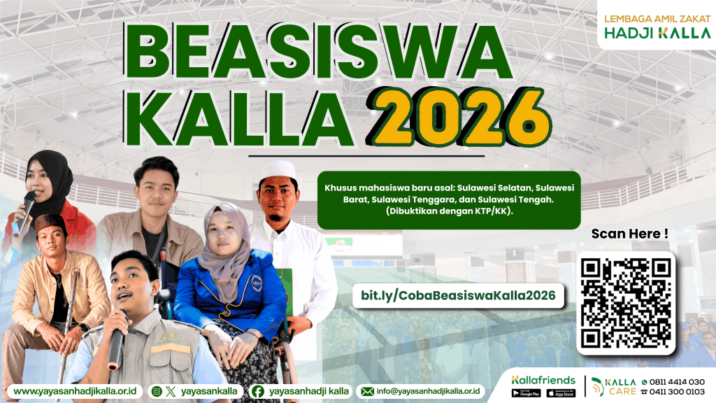 kalla-1024x576 Jangan Lewatkan! Beasiswa Hadji Kalla 2026 Siap Dukung Pengembangan Diri Mahasiswa Sulawesi