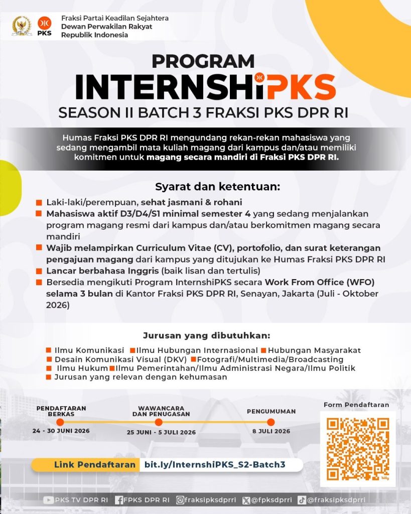 IMG_5296-819x1024 Program Magang Fraksi PKS Batch 3 Siapkan Pengalaman Kerja Nyata di DPR