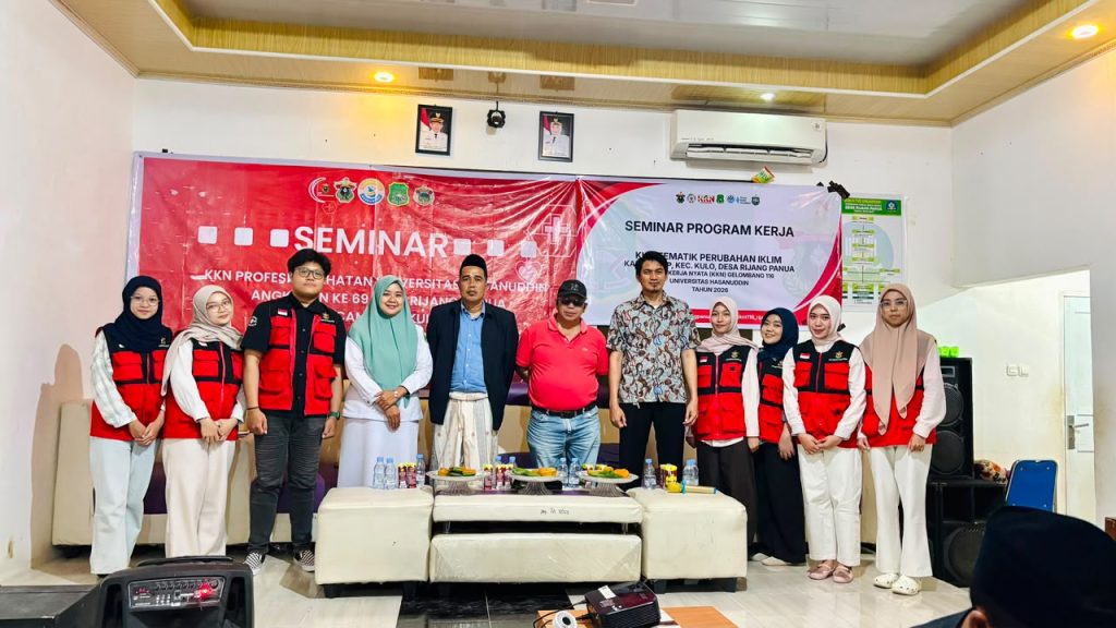 Mahasiswa KKN-PK Unhas Dorong Pola Hidup Sehat Masyarakat Melalui Program GERDASH di Desa Rijang Panua