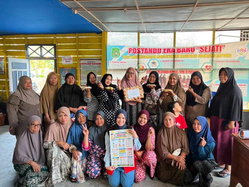 Mahasiswa KKN-PK Unhas Edukasi Pemanfaatan Pangan Lokal melalui Demonstrasi PMT untuk Cegah Stunting di Desa Kanie 