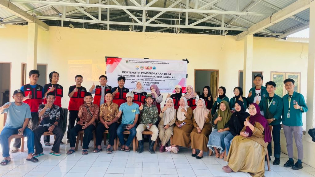 Mahasiswa KKN-T 116 Unhas Paparkan Program Kerja Berbasis Kebutuhan Masyarakat Desa Kampala