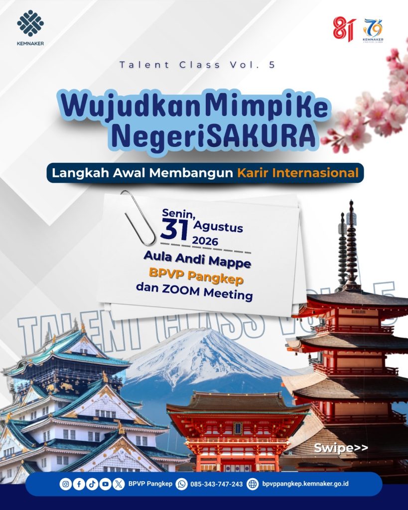 Jangan Lewatkan! Talent Class Vol. 5 Hadirkan Wawasan Karier di Jepang