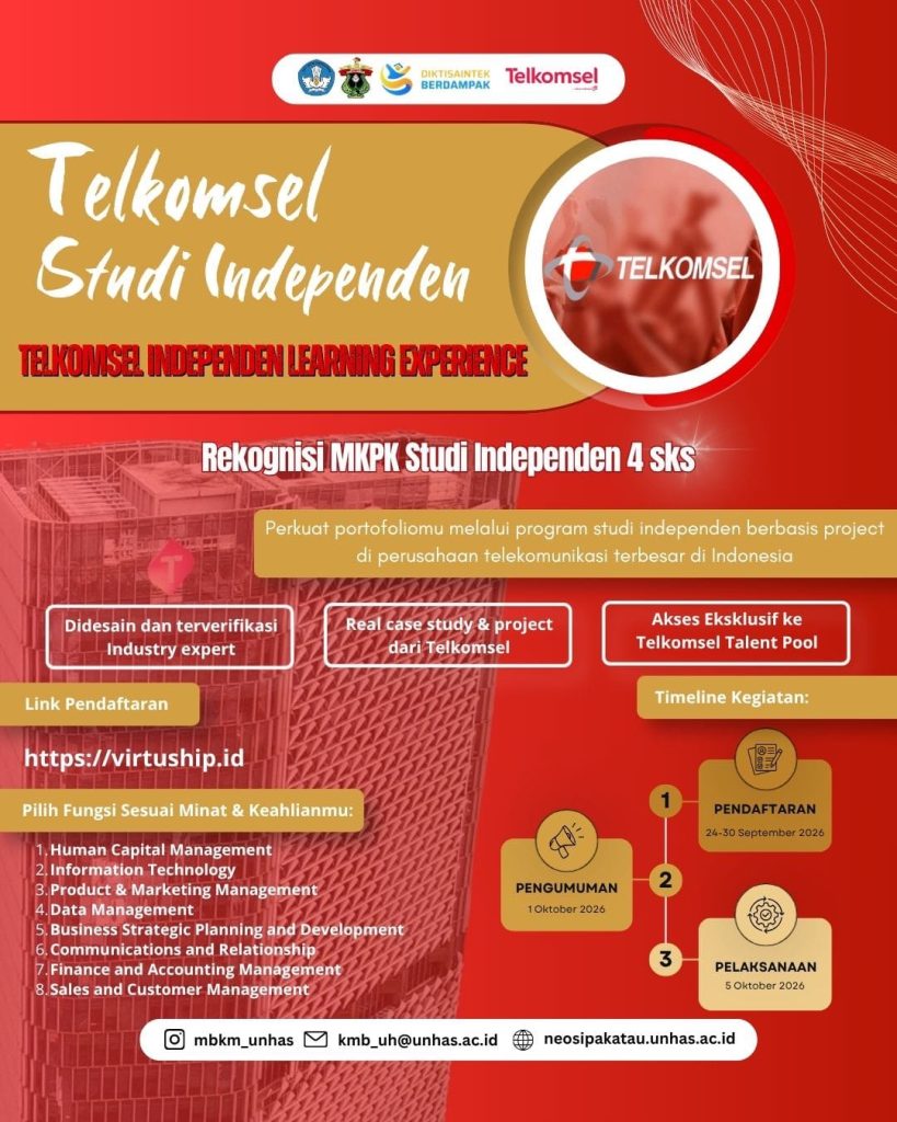 Yuk Daftar Telkomsel Independent Learning Experience 2026!
